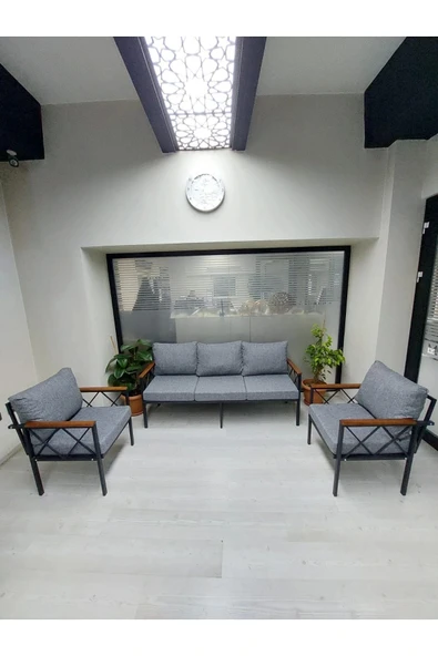adımshops Safir Balkon-bahçe-kafe Çay Seti Koltuk Oturma Takımı-oturma Grubu - 1