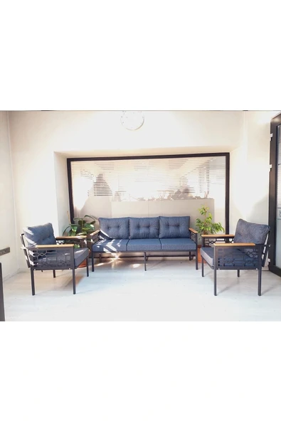 adımshops İnci Balkon-bahçe-kafe-çay Seti-koltuk Oturma Takımı-oturma Grubu Çstakımlazer - 2