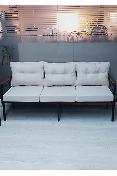 adımshops Safir 3'lü Bahçe,balkon,teras,cafe,çay Seti,oturma Grubu,koltuk Takımı,ofis Koltuk Takımı - 2