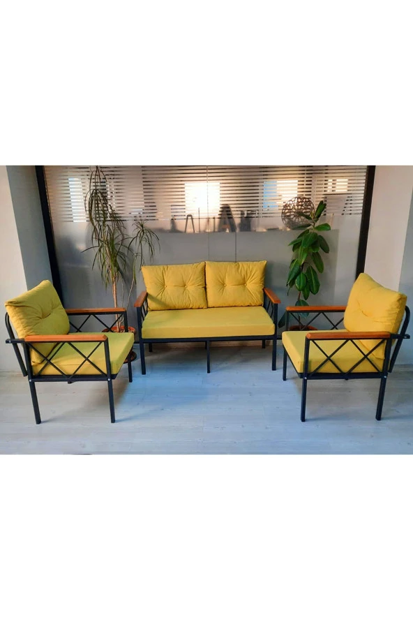 adımshops Balkon-bahçe-kafe-çay Seti-koltuk Takımı-oturma Grubu-ofis Koltuğu