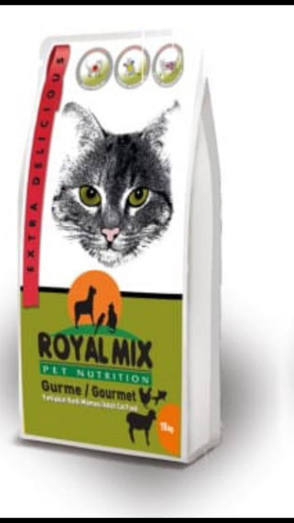 RoyAl Mix Gurme Yetişkin Kedi Maması 15 Kg