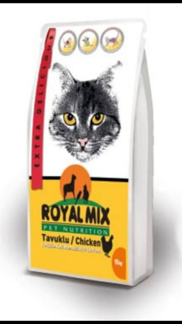 RoyAl Mix Tavuklu Yetişkin Kedi Maması 15 kg