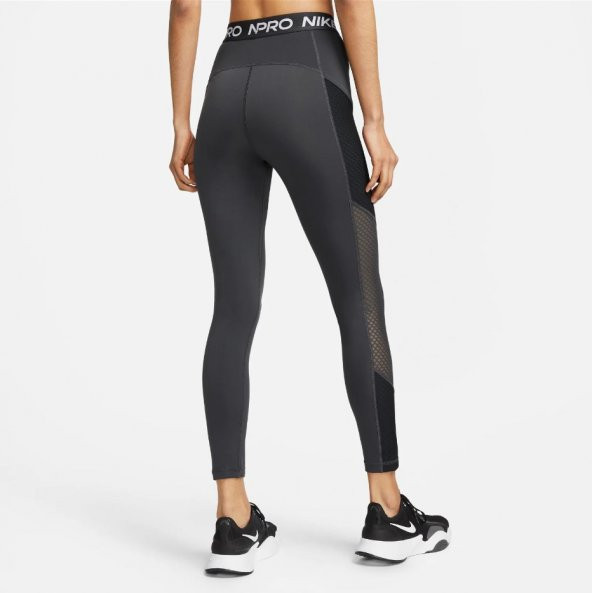 Nike Pro Dri Fit High 7/8 Tight Kadın Gri Renk Tayt - 4