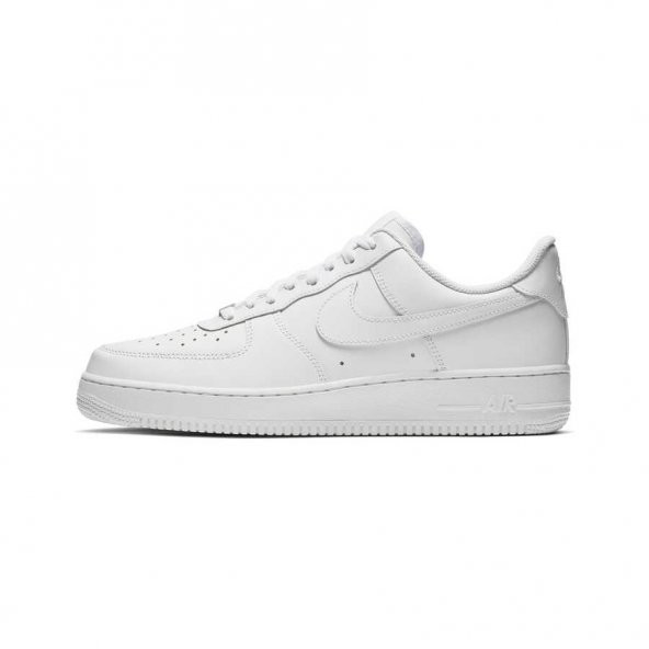 Nike Air Force 1 07 Erkek Beyaz Renk Sneaker Ayakkabı - 3