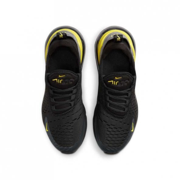 Nike Air Max 270 (Gs) Kadın Siyah Renk Sneaker Ayakkabı - 2