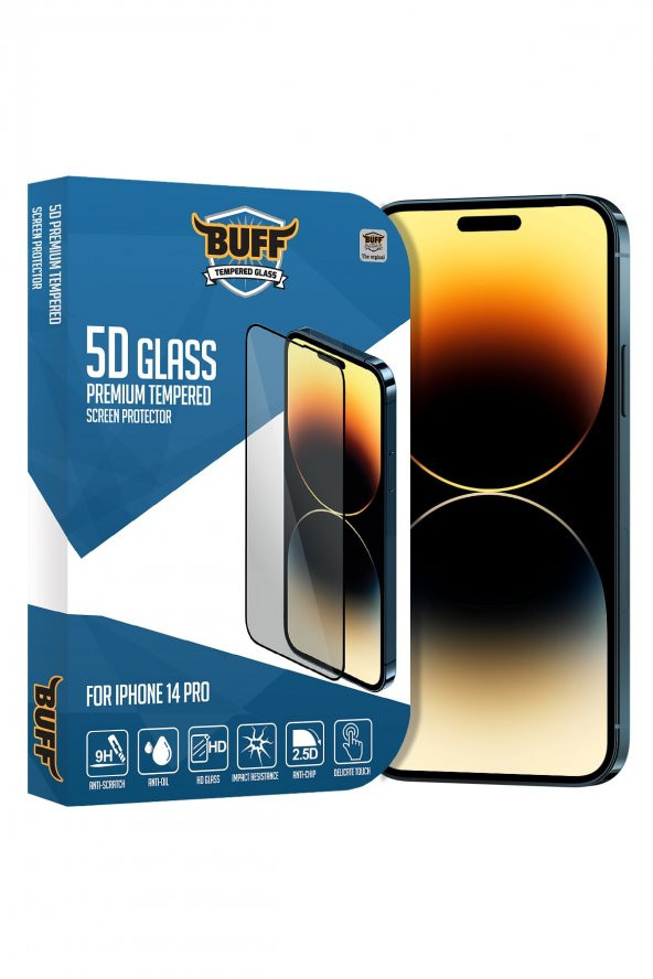 Buff Labs Buff Iphone 14 Pro 5d Glass Ekran Koruyucu