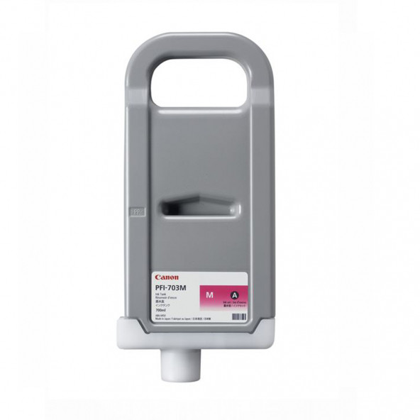 PlotterSarf Canon PFI-703 M (Magenta) Kırmızı Plotter Orijinal Mürekkep Kartuş 700 ml. (2965B001) - 2