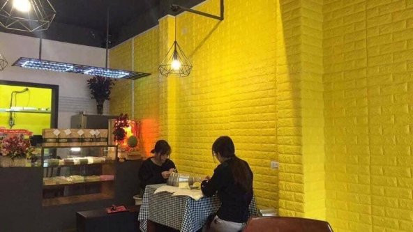 Renkli Duvarlar Kendinden Yapışkanlı 3D Duvar Kağıdı Paneli 70x77 Cm - 4