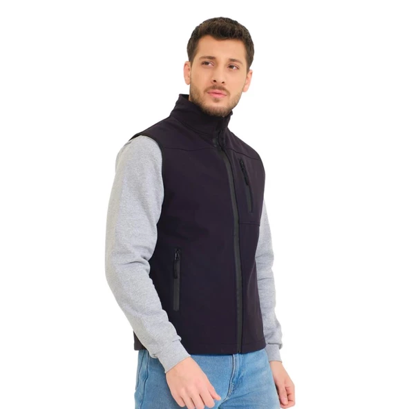 Şensel, Softshell Yelek, Lacivert 118E2245 Rüzgar Geçirmez - 2