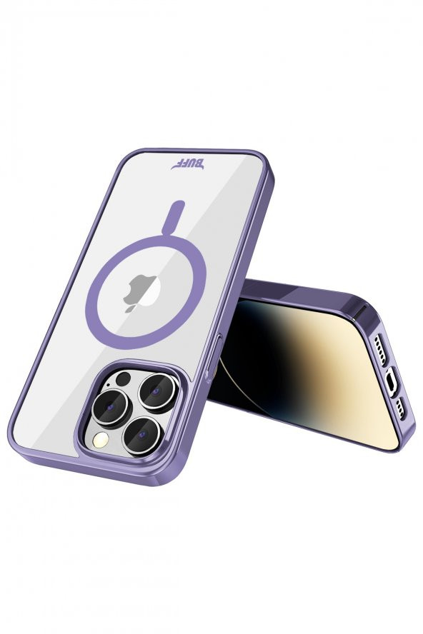 Buff Iphone 14 Pro Magsafe Slim Fit Case Purple