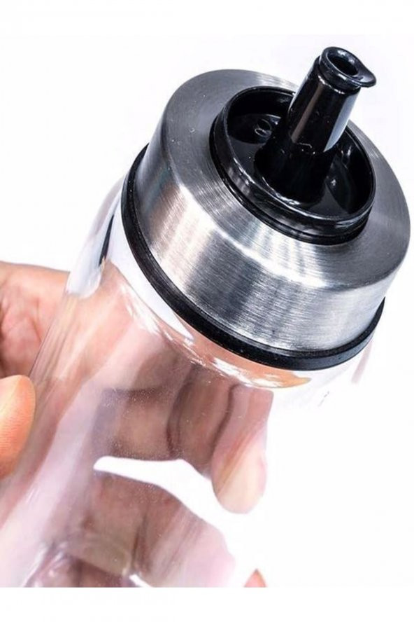 Trouvaille Damlatmaz Cam Yağdanlık 450 ml Akıllı Damlatmaz Yağdanlık, Sirkelik Borosilikat Cam Yağdanlık - 5