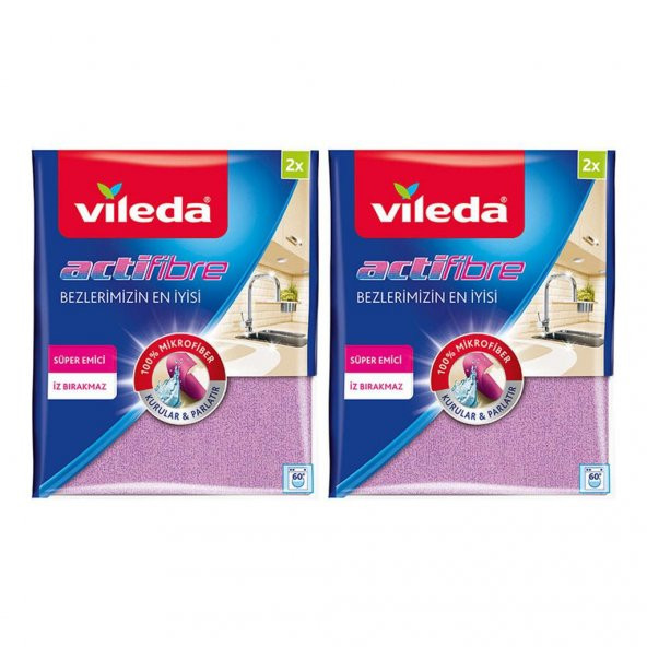Vileda Actifibre 2'li Temizlik Bezi ürün görseli