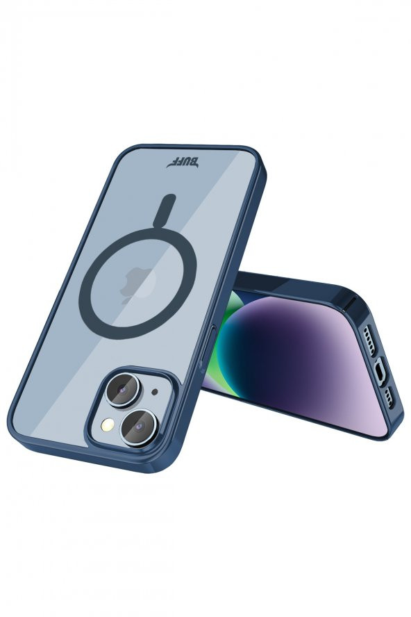 Buff Iphone 14 Plus Magsafe Slim Fit Case Dark Blue