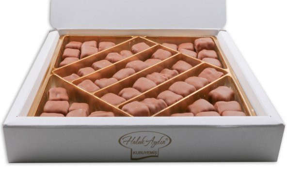 Haluk Aydın Kuruyemiş Antep Fıstıklı Çikolata Kaplı Lokum 480 Gr - 5