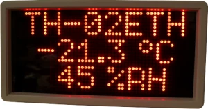 Electrosec TH-02DSP Dotmatrix Isı ve Nem Led Ekranı