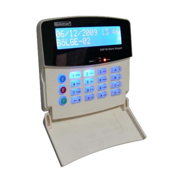 Electrosec DAP-06KPL Lcd Ekranlı Alarm Keypad