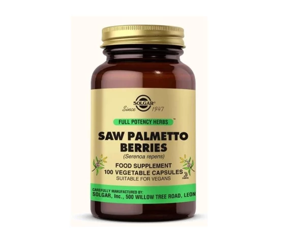 Solgar Saw Palmetto Berries 100 Kapsül-SKT:05/2027