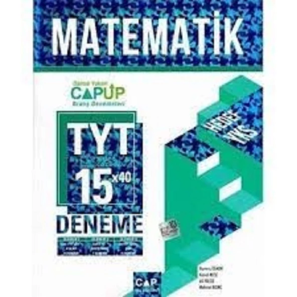 çap yayınları matematik up tyt 15*40 deneme