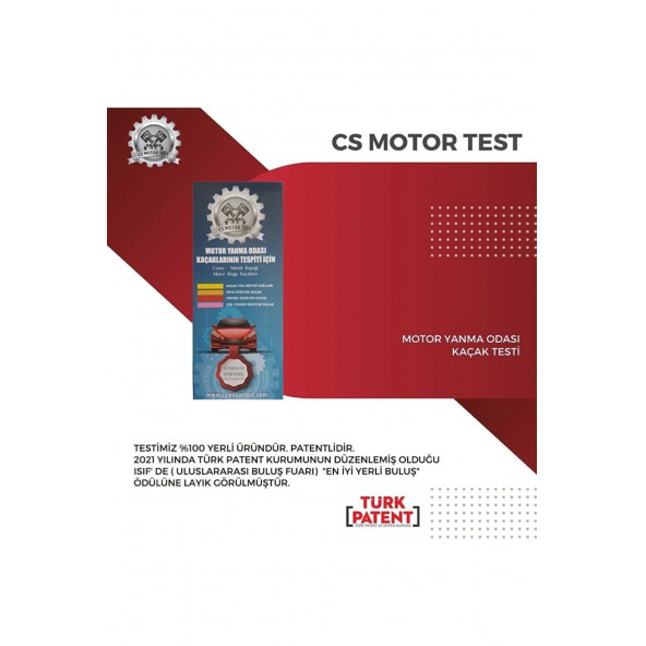 CS MOTOR Test Conta Blok Kaçak Testi CSK1000 - Resim 5