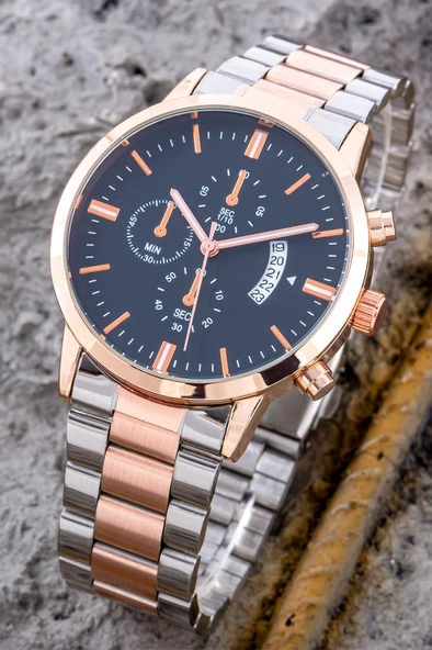 Şık Takvimli - Analog Erkek Kol Saati ST-304287 - Resim 3