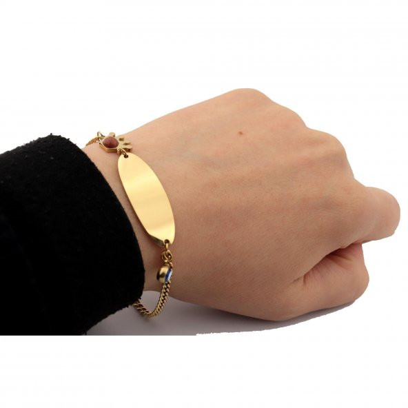 Paslanmaz Çelik İsme Özel Kadın Bileklik İsimli Çocuk Bileklik - 3