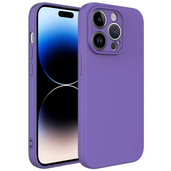 Smcase iPhone 14 Pro Max Kılıf Kamera Korumalı Mara Lansman Silikon