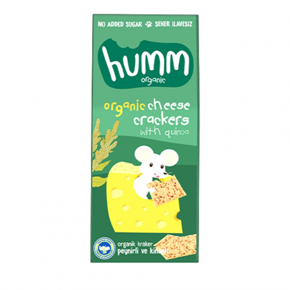 Humm Organik Kraker Peynirli Kinoalı - 60g - 2