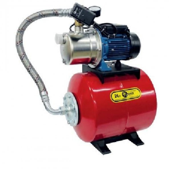 Water WS-4417 Paslanmaz Hidrofor Pompa 1 Hp