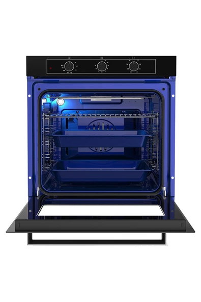 Luxell 88 Litre Süper Kristal Siyah Ankastre Set New Series - 3