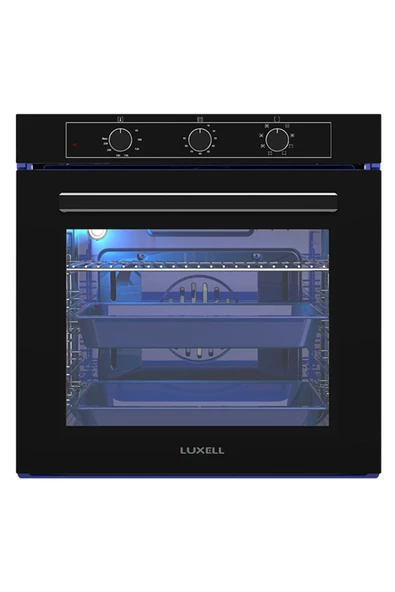 Luxell 88 Litre Süper Kristal Siyah Ankastre Set New Series - 2