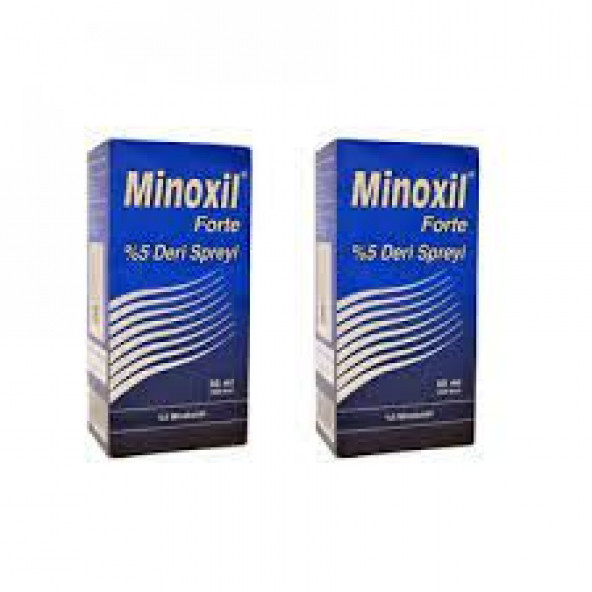 Minoxil Forte ''5 60 ml Paket Deri Bakım Spreyi 2'li