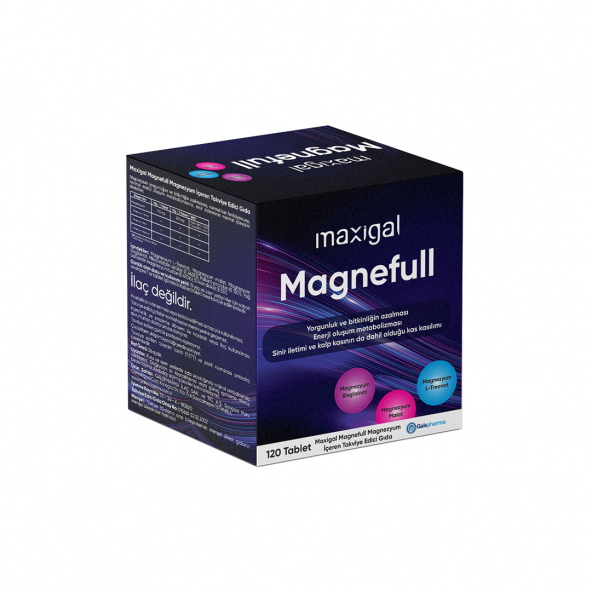 Maxigal Magnefull Magnezyum 120 Tablet