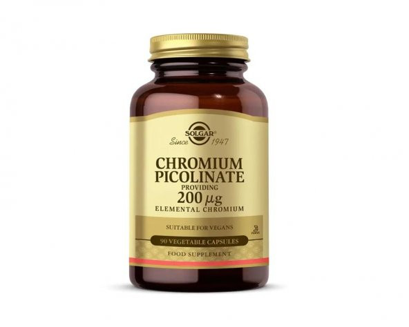 Solgar Chromium Picolinate 90 Kapsül -SKT:06/2025