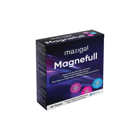 Maxigal Magnefull Magnezyum 60 Tablet