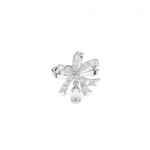 5647560 Swarovski Yüzük Volta:Ring S Bow Whi/Rhs 55