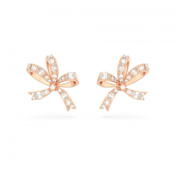 5647572 Swarovski Küpe Volta:Pe Fig S Bow Whi/Ros - 1