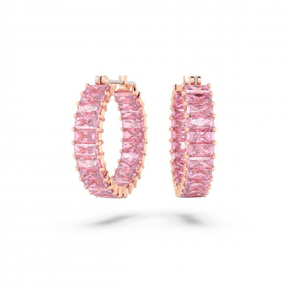 5657726 Swarovski Küpe Matrix:Pe Hoop Pin/Ros - 1