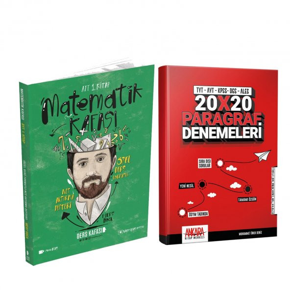 Ders Kafası AYT Matematik 1.Kitap ve AKM Paragraf Deneme Seti 2 Kitap
