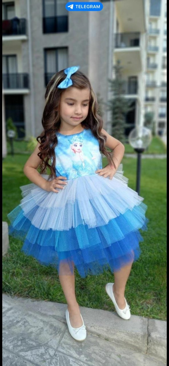 ELSA FROZEN KOSTÜM ELBİSE