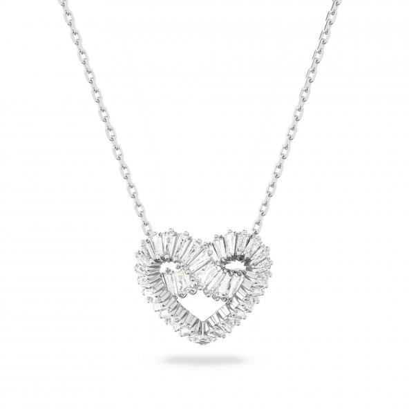 5647924 Swarovski Kolye Matrix:Pend Hrt Woven Whi/Rhs