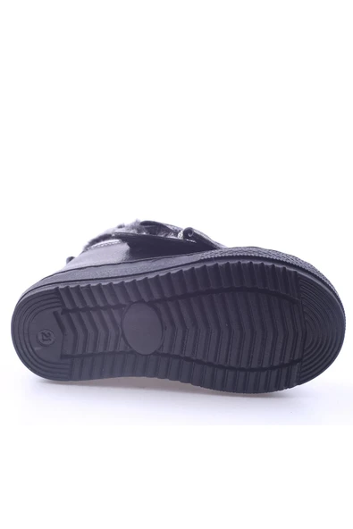 Papuç Sepeti 2519 Kız Bebek Kaymaz Taban Rugan Bot - Resim 10