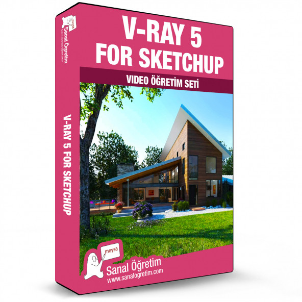 V-Ray 5 For SketchUp Video Ders Eğitim Seti