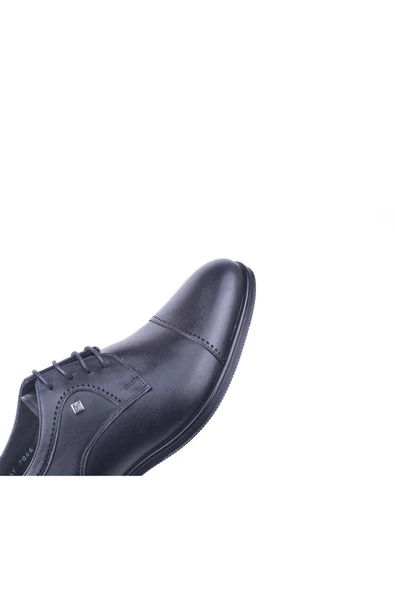 Fosco 7066-1 Erkek Hakiki Deri Klasik Kauçuk Ayakkabı - Resim 5