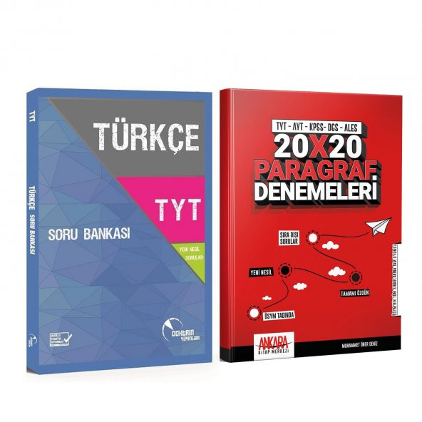 Doktrin TYT Türkçe ve AKM Paragraf Deneme Seti 2 Kitap