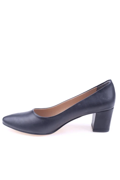 Ceylan CV100 Kadın Günlük 6 cm Topuklu Cilt Ayakkabı - Resim 7