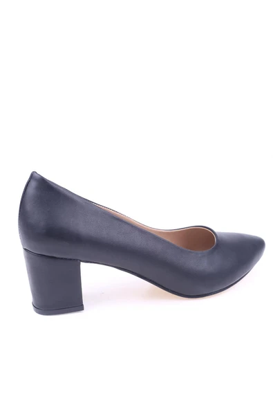 Ceylan CV100 Kadın Günlük 6 cm Topuklu Cilt Ayakkabı - Resim 9