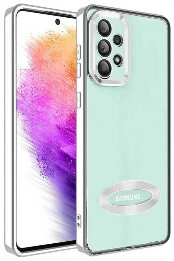 Samsung Galaxy A32 4G Kılıf Kamera Korumalı Logo Gösteren Lopard Omega Kapak