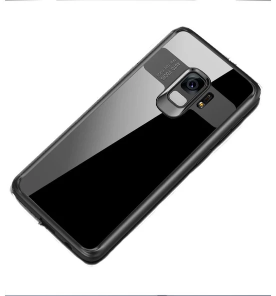 Smcase Samsung Galaxy S9 Plus Kılıf Button Silikonlu