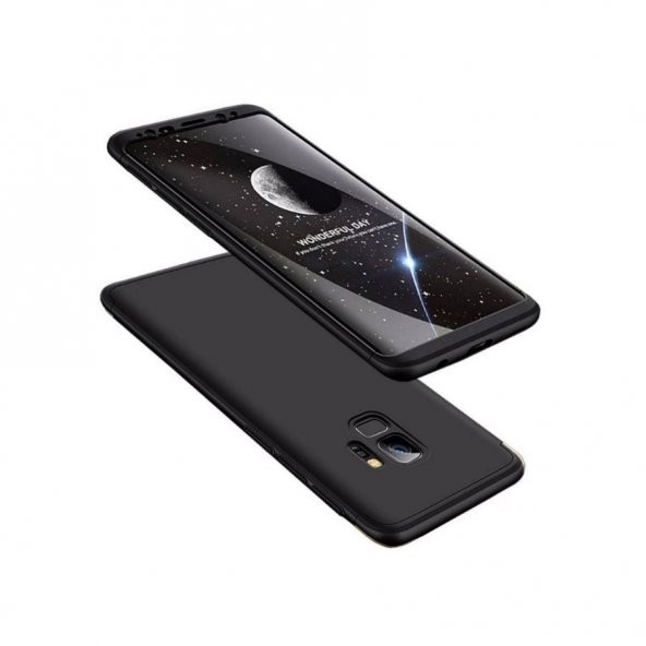 Smcase Samsung Galaxy S9 Kılıf 360 Full Korumalı Kapak