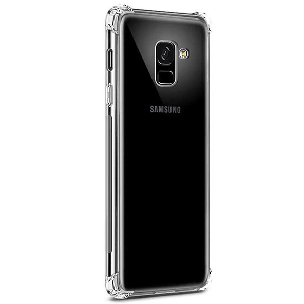 Smcase Samsung Galaxy J6 Darbe Korumalı Silikon Kılıf  Nano Ekran Koruyucu